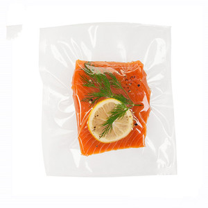 Sac sous vide en plastique nylon scellé 3 côtés à prix réduit avec impression personnalisée Sacs sous vide surgelés en plastique pour emballage alimentaire - Product Image 4