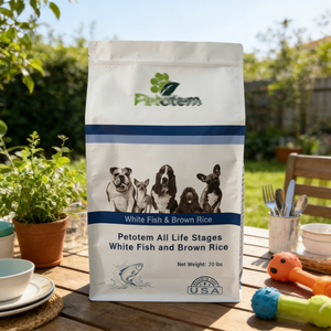 Sacs d'emballage alimentaire en plastique de qualité alimentaire pour animaux de compagnie, 100 % recyclables en PE, à huit soudures latérales, marque YOMI, vente en gros - Product Image 6