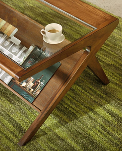 Rocket Modern Durable Glass Top Coffee <b>Table</b> for Living Room - Product Image 4