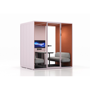 Cabina de trabajo para reuniones de oficina cabina silenciosa acústica para cabina de teléfono insonorizada de oficina - Product Image 5