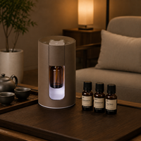 Diffuseur de voiture portable sans fil en métal, programmable, à commande tactile, Type-C, sans eau, pour huiles essentielles, usage domestique, hôtelier, coffret cadeau