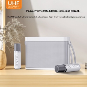 YS-219 Portable pour haut-parleur 5.0, microphone sans fil, sortie 10W, batterie 1200-2000mAh pour téléphone portable, <span class=keywords><strong>karaoké</strong></span> à domicile, ensemble de chansons - Product Image 2