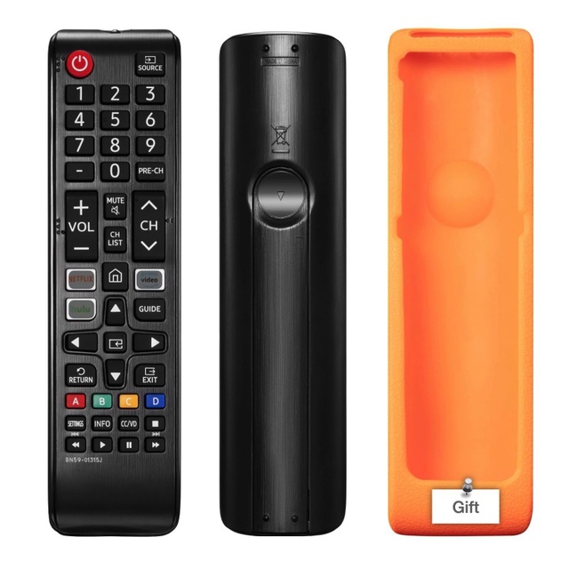LED LCD HDTV Replacement Remote Control New Black ABS TV Remote AAA Battery 10m Range 2-Year CE