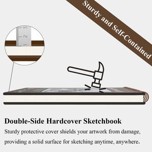 <span class=keywords><strong>Cuaderno</strong></span> Personalizado en Blanco A5 con Tapa Dura de Cartón Grueso, <span class=keywords><strong>Cuaderno</strong></span> de Dibujo <span class=keywords><strong>para</strong></span> Artistas, <span class=keywords><strong>para</strong></span> <span class=keywords><strong>Dibujar</strong></span> y Pintar - Product Image 2