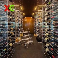 Panneau en plexiglas acrylique moulé de qualité alimentaire, adapté à la fabrication de panneaux de cave à vin, PMMA non toxique découpé au laser pour le stockage de vin à domicile