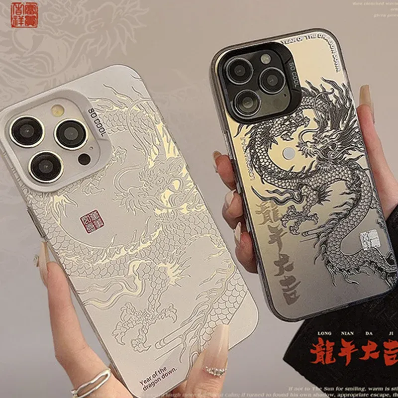 Neue Luxus Laser Orientalische Mythen Legenden Chinesischer Drache PC Handyhülle für 11 12 13 14 Pro Max 15 Plus 3D Totem Sturzsicher| Alibaba.com