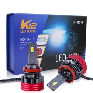 K11 upgraded K12max 12v led lighting H1 H7 9005 9006 high power led H11 led headlight bulb CSP 3570 fog lights led h4 headlights