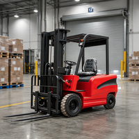 Chariot élévateur électrique à bas prix de 2 tonnes avec déplaceur latéral, utilisation en entrepôts et ports, chariot élévateur hydraulique mini de 3 tonnes et 5 tonnes, cabine personnalisée
