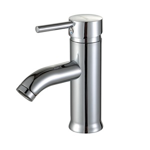 זול sus201 מעוקל יריקה כרום ליטוש מים חמים חם מערבל ברז מים קרים חמים - Product Image 1