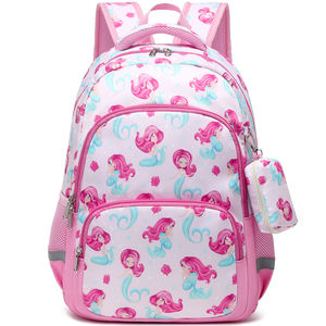 En popüler çocuklar okul sırt çantası Set özel Mermaid Logo baskılar çocuklar kitap çanta öğle yemeği çantası ile okul sırt çantası - Product Image 6