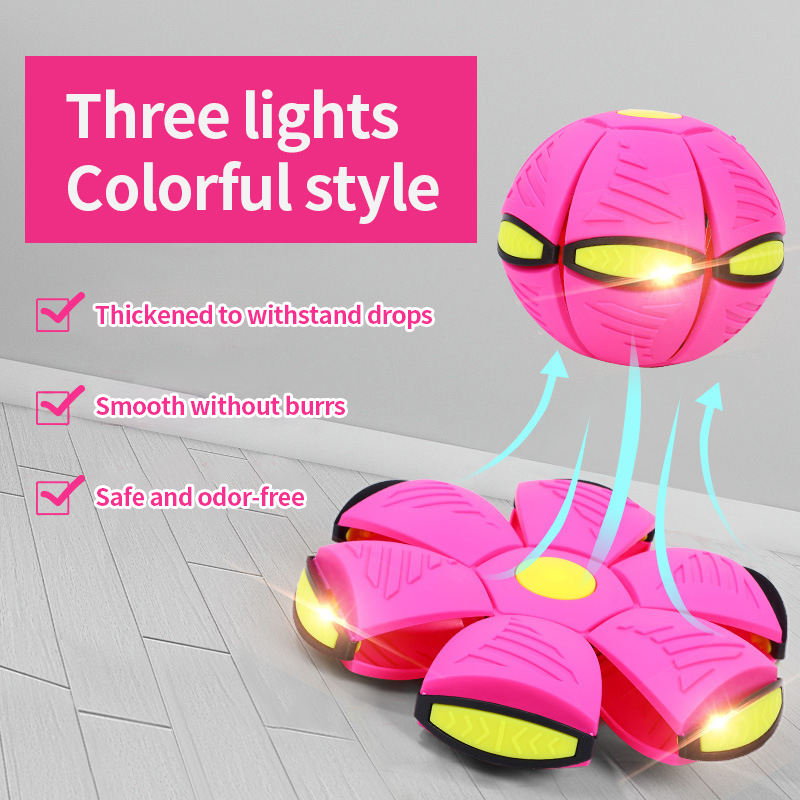 สีชมพูพร้อมไฟ LED 3ดวง