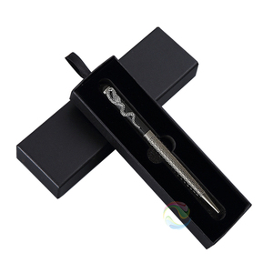 Caja de Embalaje de Cartón para Bolígrafos, Negra, de Lujo, Personalizada, con Cajón Deslizable - Product Image 2