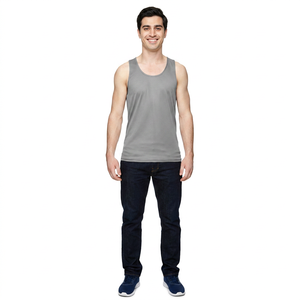 เสื้อกล้ามผู้ชายขนาดพลัสไซส์ระบายอากาศน้ำหนักเบาสไตล์ใหม่ - Product Image 1