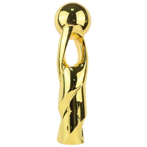 45 CM Resina Dourada de Alta Qualidade Polido Football Soccer Basketball Award Lembrança Troféus para Sports Championship Leagues Cups - Product Image 2
