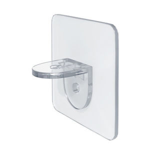 Shelf Support <b>Bracket</b> Adhesive Hook 8-Pack <b>Plastic</b> Easy Installation 3kg Load Capacity Single Hook Design - Product Image 3