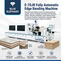 Machine automatique de chantournage linéaire avec finition grossière et fine pour atelier de fabrication d'armoires de cuisine