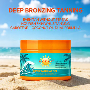Gel Bronzant Auto-Bronzant Hydratant au Carotène et Huile de Coco pour Soins Solaires Extérieurs en Plage, Marque Privée OEM - Product Image 2