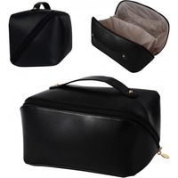 Sac de Cosmétiques Portable en Cuir PU Imperméable de Haute Qualité OEM Sac de Maquillage de Luxe de Voyage Trousse de Toilette pour Femmes
