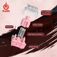 Interrupteur magnétique Kailh Lychee avec conception anti-tremblement du tige, axe de déclenchement magnétique pour la fourniture mondiale aux grossistes de périphériques de jeu