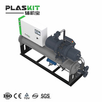 Refroidisseur à vis industriel compact pour le refroidissement des processus industriels en petite usine, économie d'énergie