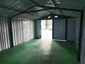 Abri d'auto résidentiel en métal de 11.3x19ft avec cadre en acier pour la protection des outils de voiture et de jardin pour l'utilisation du <span class=keywords><strong>garage</strong></span> et de l'entrepôt de stationnement de voiture - Product Image 3