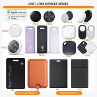 Traceur intelligent Google Find My Device AirTag pour animaux de compagnie, localisateur GPS mondial MFI, pour portefeuille, carte, sac, clés, compatible iOS et Android, anti-perte