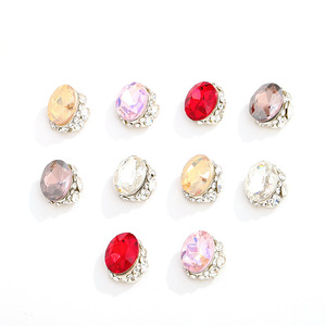 Piedras de Cristal Ovaladas de Nantong, con Reverso Plano, para Decoración de Uñas, Manualidades y Joyería, Paquete de 12 Rejillas - Product Image 5