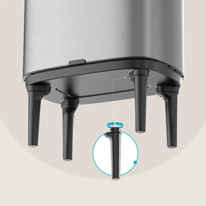 <span class=keywords><strong>Cubo</strong></span> de <span class=keywords><strong>Basura</strong></span> Inteligente de Acero Inoxidable de 50L <span class=keywords><strong>con</strong></span> Sensor, Apertura sin Contacto, Gran Capacidad, Rectangular, para Cocina y Oficina - Product Image 3