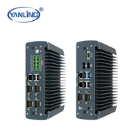 Boîtier industriel GPIO Phoenix 16 bits ultra basse consommation 2 * USB3.0 2 * ordinateur sans ventilateur In-tel 2.5G Lan