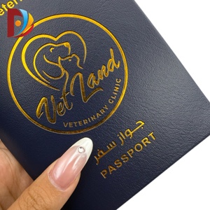 Porta Passaporto Personalizzato con <span class=keywords><strong>Foto</strong></span> di Cani e Gatti, Copertina in Carta Artistica Goffrata, Regalo Commemorativo <span class=keywords><strong>per</strong></span> Amanti degli Animali - Product Image 2