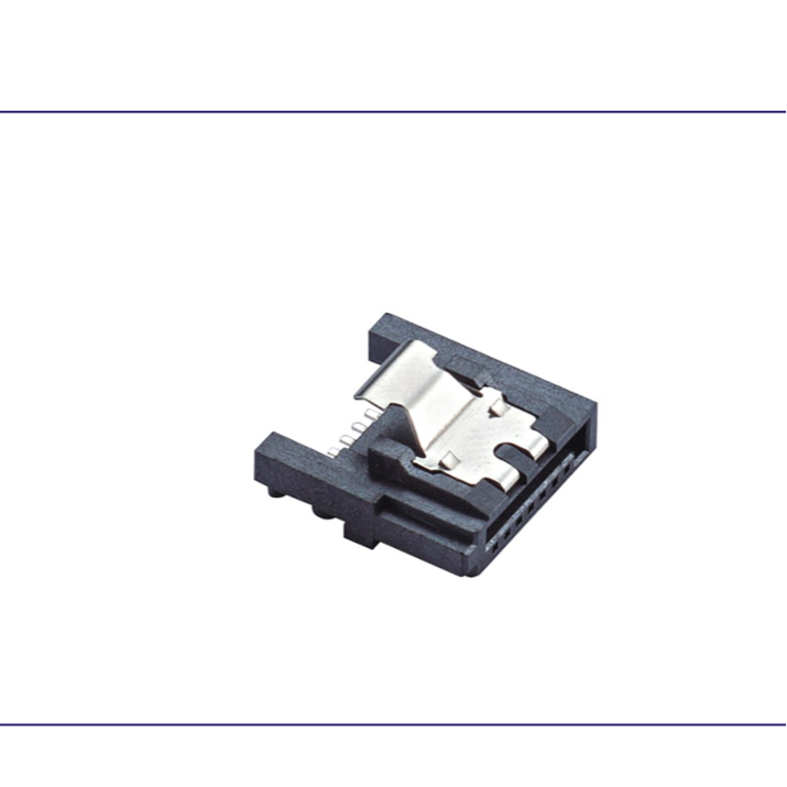 7 булавки SMT припой DIP SMT тип разъем SATA золочение краевого разъёма SATA разъем, произведенные на фабрике в городе шэньчжэнь