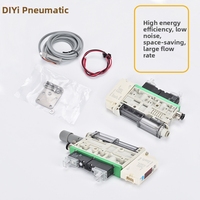 Éjecteur pneumatique à vide ZK2A10K5NL-06 avec interrupteur de vide numérique intégré et électrovanne pour l'automatisation industrielle