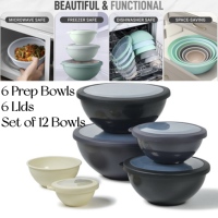 Bol à salade en plastique sans BPA, certifié qualité alimentaire, durable, incassable, grand format, personnalisable, couleur plastique écologique