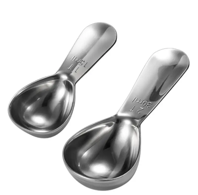 15ml / 30ml Stainless Steel Measuring Seasoning Spoon Coffee Measuring Spoons