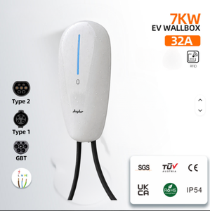 <span class=keywords><strong>Meilleur</strong></span> prix, chargeur mural rapide pour véhicules électriques 7 kW, nouvelle énergie, 32 A, monophasé, type 2 GB/T, blanc, 100-110 V, station <span class=keywords><strong>de</strong></span> <span class=keywords><strong>recharge</strong></span> pour voitures - Product Image 1