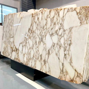 Dalle de marbre Calacatta Gold en vessie de poisson naturelle de luxe pour la décoration de la maison, plan de travail de cuisine, carrelage de sol, meubles de luxe - Product Image 2