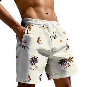 Pantalones Cortos con Cordón Ajustable, Diseño Único y Elegante con Estampado 3D, Casuales, Modernos, Cómodos, de Secado Rápido, Diseño Minimalista para el Verano - Product Image 1