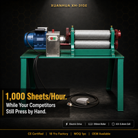 Máquina Eléctrica para Hacer Láminas de Cera de Abeja XH-310E, 1000 Piezas/h, Máquina Semiautomática para Fabricar Láminas de Cera de Abeja, Apicultura