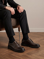 Chaussures habillées décontractées pour hommes, confortables, à lacets, à semelle épaisse, bout rond, style Derby, respirantes, légères, pour l'été