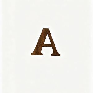Wooden English <b>Letter</b> Ornaments 26 <b>Letters</b> Set Home <b>Wall</b> Decoration Rustic Style Natural Wood Color - Product Image 4