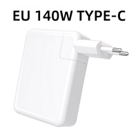 Colokan EU PD 3.0 140W 5.2V/3A 9V/3A 15V/5A 20.5V/5A 28V/5A Pengisi Daya GaN Terbaik dan Terpopuler untuk Laptop, Adaptor Daya untuk MacBook Pro