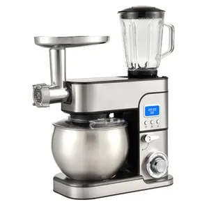 household kitchen appliances LCD display 6 speeds adjustable control food cake mixers with 6.5L/7L stainless steel bowl