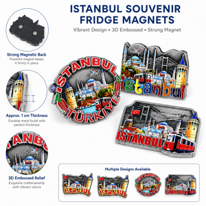 Ingrosso <span class=keywords><strong>Istanbul</strong></span> Souvenir in metallo magnete <span class=keywords><strong>Galata</strong></span> <span class=keywords><strong>torre</strong></span> della moschea simbolo del Tram personalizzato 3D promozionale tacchino magneti da frigo - Product Image 2