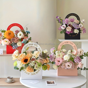 ออกแบบเอง รูปร่างเอง กล่องพิมพ์แบบกําหนดเองสําหรับดอกไม้ - Product Image 2