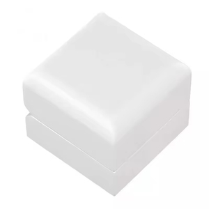 Manufacture Display Case Shine Wood Ring Earing Holder Packaging Case <b>Gift</b> Marriage Ring Box Jewelry <b>Boxes</b> Wholesale - Product Image 4