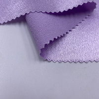 Tissu satiné cristal haute densité en polyester tissé, respirant, infroissable, 170 g/m², brillant et soyeux, pour robes de cérémonie et abayas