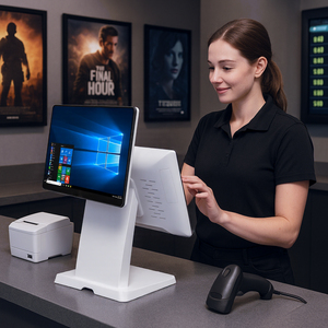 Terminal de point de vente haute performance Intel Core I5/I7 15,6 pouces FHD Windows 11 Pro 8 Go/16 Go de RAM 128 Go/256 Go de SSD Wi-Fi 6 Écran tactile capacitif - Product Image 1