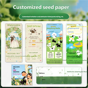 Cartes découpées sur mesure : cartes d'invitation et étiquettes écologiques en papier laminé or. - Product Image 2