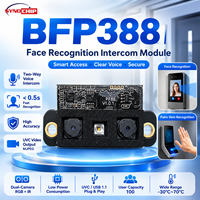 BFP388 Terminal de Control de Acceso Inteligente con Reconocimiento Biométrico Multimodal de Rostro, Palma y Vena, Intercomunicador de Audio Bidireccional y UART
