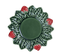 Service de table en céramique personnalisé avec motif fraise vintage, comprenant un bol, vaisselle en porcelaine pour une célébration mignonne